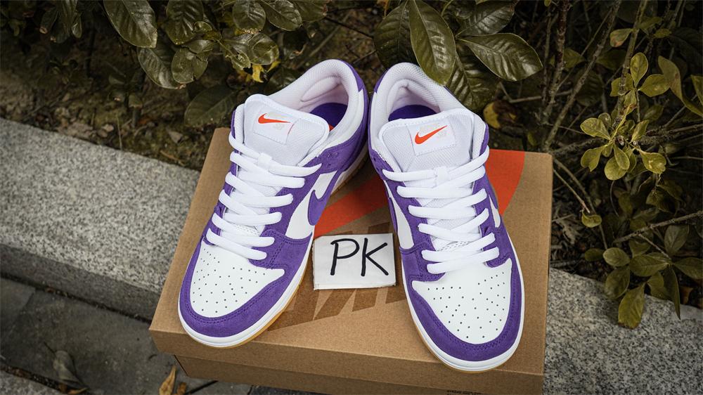 PK GOD Nike Dunk Low Pro ISO Orange Label Court Purple RETAIL MATERIALS READY TO SHIP